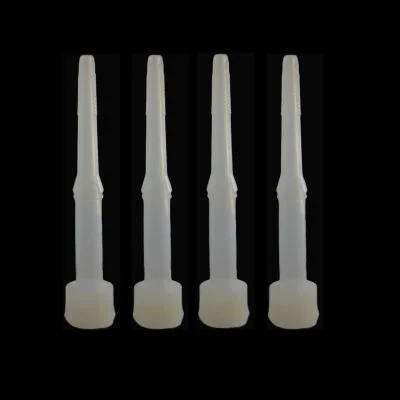 4 Acrylic Shells W/ 4 Small Size Cow Silicone Liners